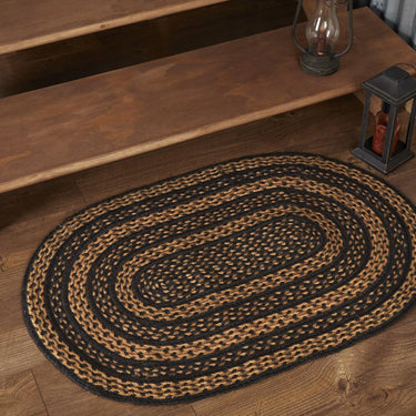 Farmhouse Jute Braided Rug Oval 24